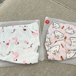 NEW Kids Flamingo and Rabbit Print Diaper Covers or Training Pants Underwear